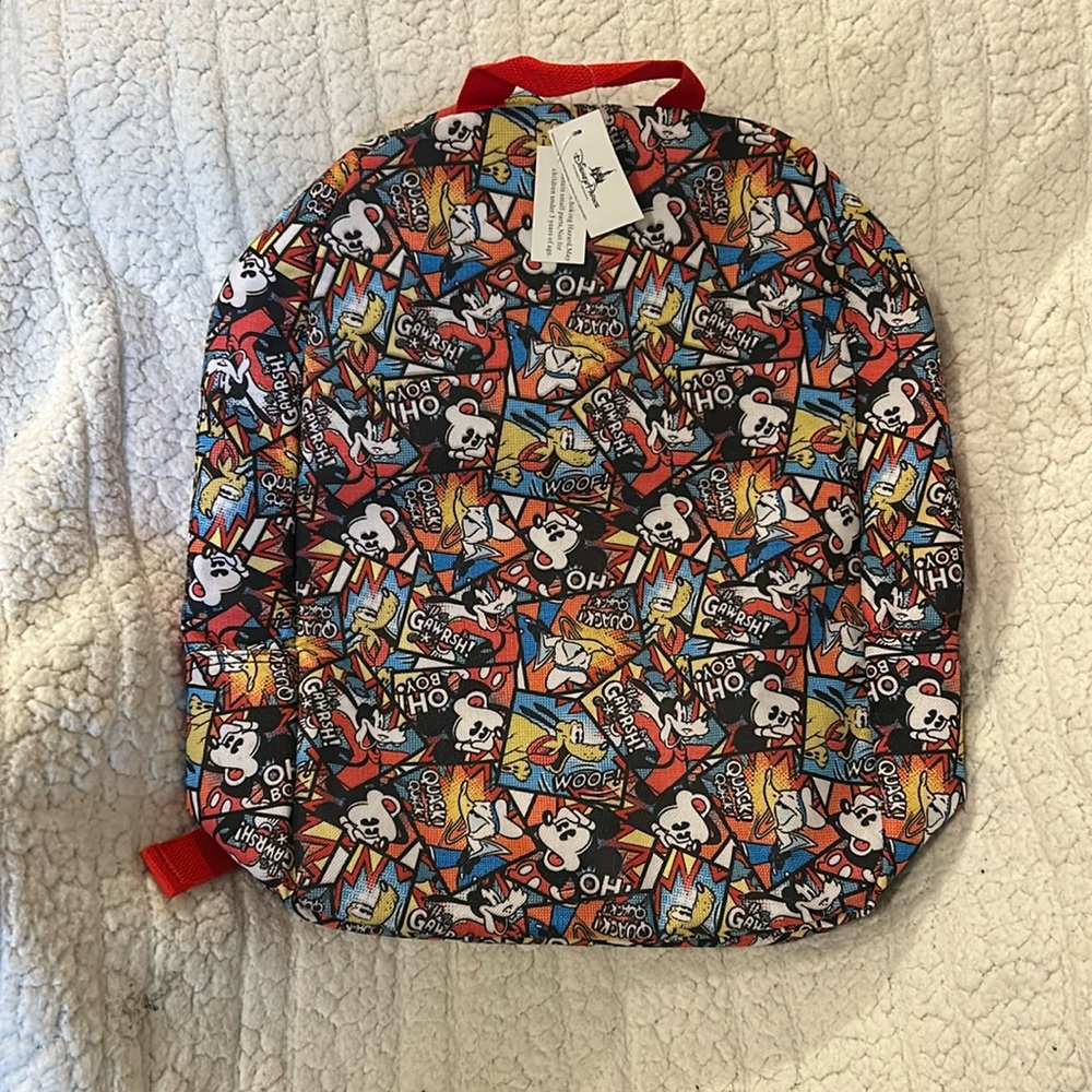 Disney Kids Backpack - Red, Black, White, Orange